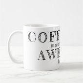 Funny typografie aangepast cadeau voor advocaat koffiemok (Links)
