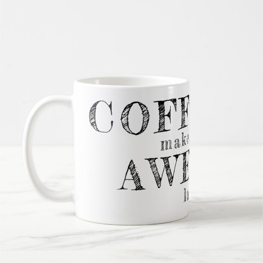 Funny typografie aangepast cadeau voor advocaat koffiemok (Links)