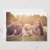 Funny Typography Black White Wedding Kaart (Achterkant)