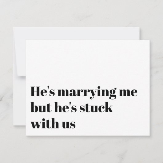 Funny Typography Bridesmaid Voorstel Kaart (Voorkant)