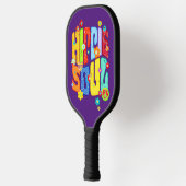 Funny Typography - HIPPIE SOUL 1 Pickleball Paddle (Links)