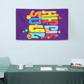 Funny Typography - HIPPIE SOUL 1 Spandoek (Beurs)