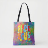 Funny Typography - HIPPIE SOUL 1 Tote Bag (Voorkant)
