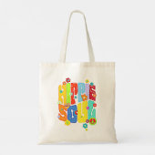 Funny Typography - HIPPIE SOUL 1 Tote Bag (Achterkant)