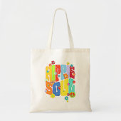 Funny Typography - HIPPIE SOUL 1 Tote Bag (Voorkant)