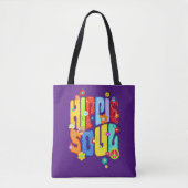 Funny Typography - HIPPIE SOUL 1 Tote Bag (Voorkant)