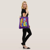 Funny Typography - HIPPIE SOUL 1 Tote Bag (Op model)