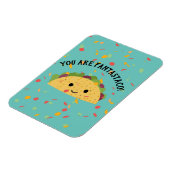 Funny U bent Fantastaco Cute Kawaii Taco Magneet (Linkerzijde)