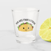 Funny U bent Fantastaco Cute Kawaii Taco Shot Glas (Voorkant)