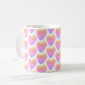 Funny U R Hot Snoep Hearts Coffee Mok (Voorkant links)