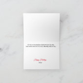 Funny U.S. Border Patrol Agent & Santa Sleigh Card Kaart (Binnen)