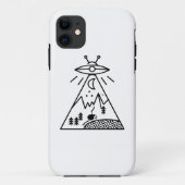 Funny Ufo, Area 51, vreemdelingenontvoering Case-Mate iPhone Case (Achterkant)