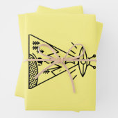 Funny Ufo, Area 51, vreemdelingenontvoering Inpakpapier Vel (In situ)