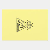 Funny Ufo, Area 51, vreemdelingenontvoering Inpakpapier Vel (Voorkant)