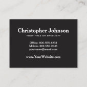 Funny UFO Green Chicken Egg Alien Abduction Visitekaartje (Achterkant)