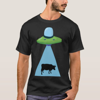 Funny Ufo Koe Abductie T-shirt