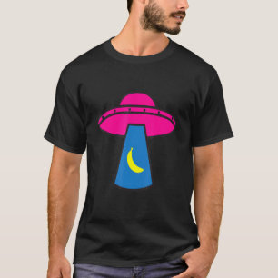 Funny ufo Ovni Ontvoering van een bananenvlieger T-shirt