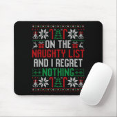Funny Ugly Christmas I Regret Nothing Xmas Gift Muismat (Met muis)