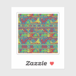 Funny Ugly Christmas Sweater Pattern Holiday  Sticker