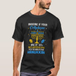 Funny Ugly Hanukkah Chanukah Cellphone Menorah T-shirt<br><div class="desc">Funny Ugly Hanukkah Chanukah Cellphone Menorah</div>