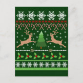 Funny Ugly KerstSweater Feestdagenkaart (Voorkant)