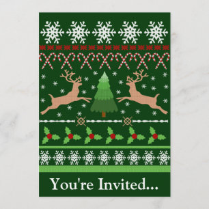 Funny Ugly KerstSweater Kaart