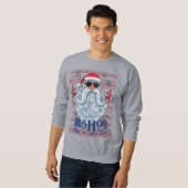 Funny Ugly KerstSweater: Kerstkerstkerstkerstkerst Trui (Voorkant volledig)