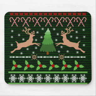 Funny Ugly KerstSweater Muismat