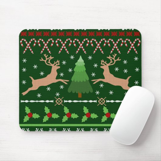 Funny Ugly KerstSweater Muismat (Met muis)