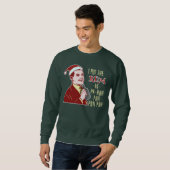 Funny Ugly KerstSweater Retro Rum Man Humor Trui (Voorkant volledig)