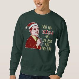 Funny Ugly KerstSweater Retro Rum Man Humor Trui