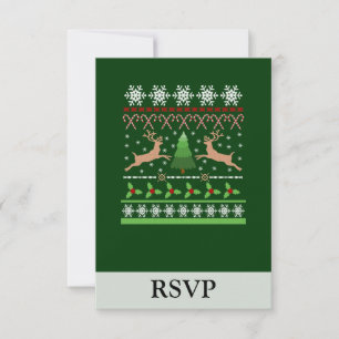 Funny Ugly KerstSweater RSVP Kaartje