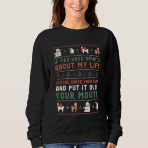 Funny Ugly kerstSweater Sassy Sarcastic Quote Trui