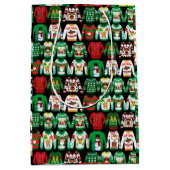 Funny Ugly KerstSweaters Medium Cadeauzakje (Voorkant)