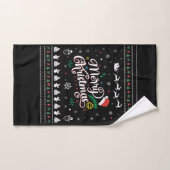Funny Ugly Merry Kerstmis Bad Handdoek (Handdoek)