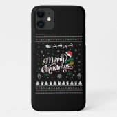 Funny Ugly Merry Kerstmis Case-Mate iPhone Case (Achterkant)