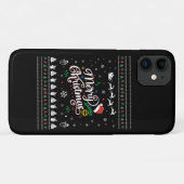 Funny Ugly Merry Kerstmis Case-Mate iPhone Case (Achterkant (horizontaal))