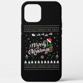 Funny Ugly Merry Kerstmis Case-Mate iPhone Case (Achterkant)