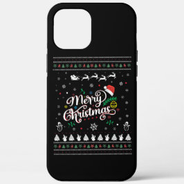 Funny Ugly Merry Kerstmis Case-Mate iPhone Case
