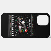 Funny Ugly Merry Kerstmis Case-Mate iPhone Case (Achterkant (horizontaal))