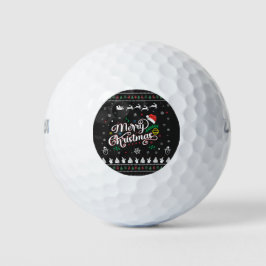 Funny Ugly Merry Kerstmis Golfballen