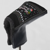 Funny Ugly Merry Kerstmis Golfheadcover (3/4 voorkant)