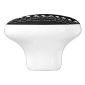Funny Ugly Merry Kerstmis Keramische Knop (Zijkant)