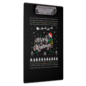 Funny Ugly Merry Kerstmis Klembord (Rechts)