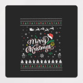 Funny Ugly Merry Kerstmis Labels (Design 1)