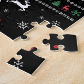 Funny Ugly Merry Kerstmis Legpuzzel (Zijkant)