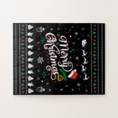 Funny Ugly Merry Kerstmis Legpuzzel (Horizontaal)