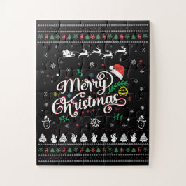 Funny Ugly Merry Kerstmis Legpuzzel