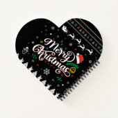 Funny Ugly Merry Kerstmis Notitieboek (Achterkant)
