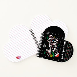 Funny Ugly Merry Kerstmis Notitieboek